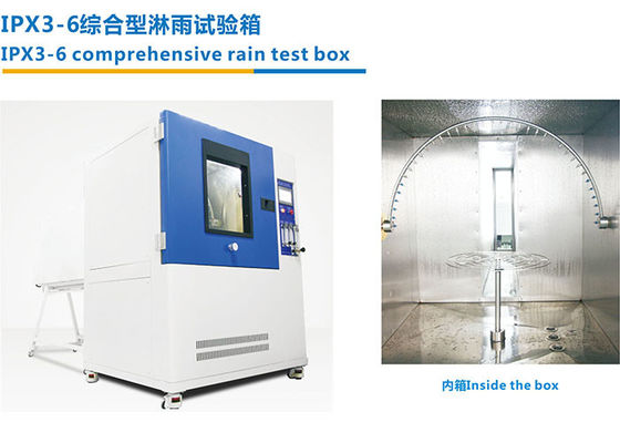 Penguji Tabung Osilasi IPX3 Stainless Steel IEC 60529